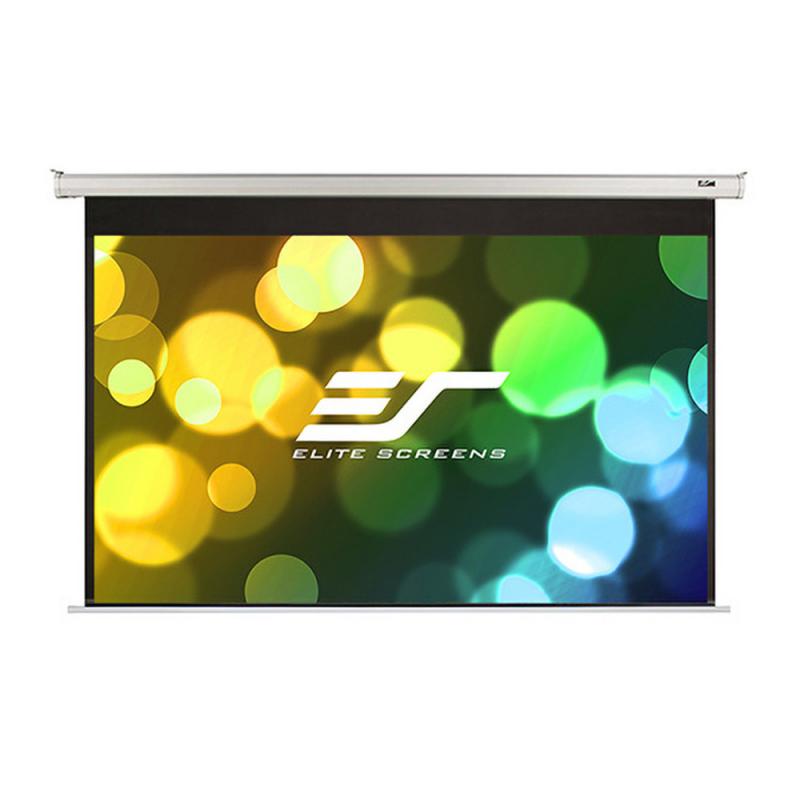 億立銀幕 E120XH-E12 120吋16:9 上黑邊31CM 經濟型電動幕-蓆白布